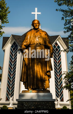 Our Lady of the Assumption Monument   Rogersville, New Brunswick, CA Stock Photo