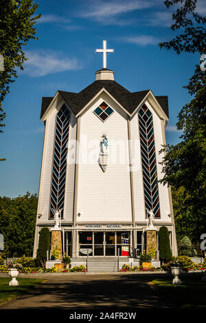 Our Lady of the Assumption Monument   Rogersville, New Brunswick, CA Stock Photo