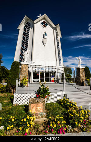 Our Lady of the Assumption Monument   Rogersville, New Brunswick, CA Stock Photo