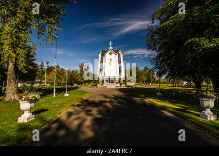 Our Lady of the Assumption Monument   Rogersville, New Brunswick, CA Stock Photo