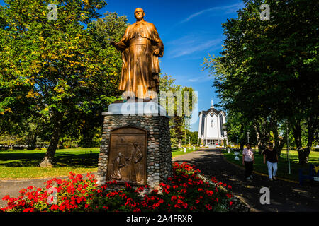 Our Lady of the Assumption Monument   Rogersville, New Brunswick, CA Stock Photo