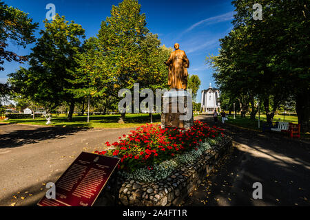 Our Lady of the Assumption Monument   Rogersville, New Brunswick, CA Stock Photo