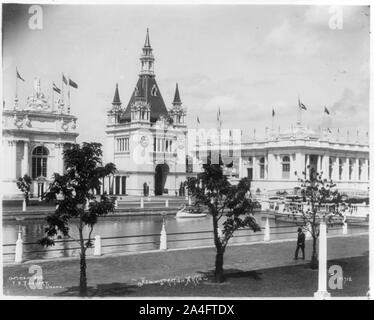 Trans-Mississippi and international exposition, Omaha, Neb.]: Administration Arch Stock Photo