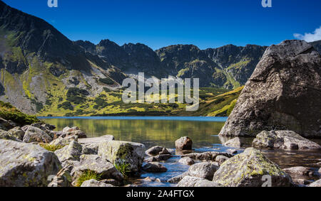 Dolina Pieciu Stawow Polskich - one of the most spectacular valleys in Tatra Mountains Stock Photo