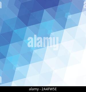 Abstract blue hexagon background. Technology polygonal design. Digital futuristic minimalism. Grid Mosaic Vector Stock Vector