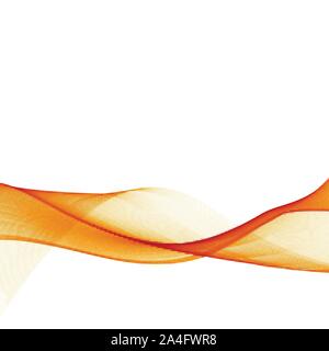 The Golden Wave. Abstract vector mesh for your desktop background. Gold shine. Celebration, invitation, tick Stock Vector