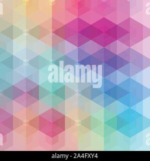 hexagonal colorful abstract design. vector background Stock Vector