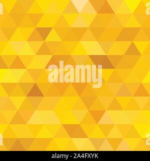 Yellow, gold vector abstract polygonal layout. Creative illustration with gradient. A new texture for your design. Stock Vector
