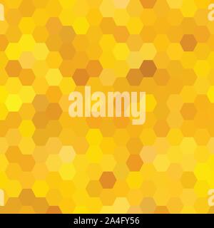 Yellow, golden vector abstract polygonal layout. Creative illustration in halftone style with gradient. A new texture for your design. Stock Vector