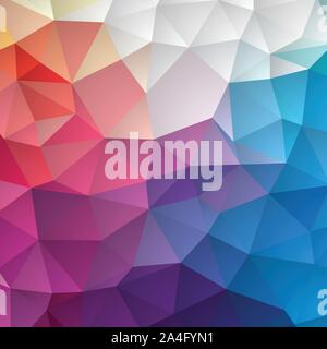 Abstract colorful geometric seamless pattern background with triangles and polygons shapes. Ideal for web and app template, book cover, fabric and gif Stock Vector