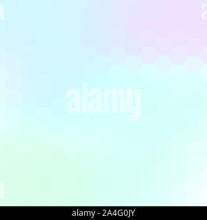 light pink and blue hexagon background Stock Vector