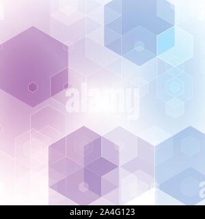lilac hexagons. polygonal style eps 10 Stock Vector