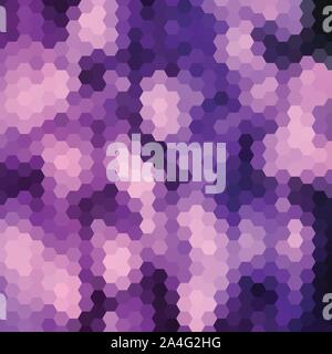 dark lilac hexagon background. abstract illustration. presentation layout Stock Vector