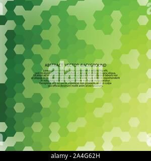 simple colorful background consisting of hexagons Stock Vector