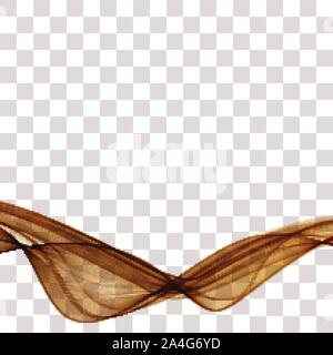 Wave brown, background abstraction. wave on a checkerboard background. eps 10 Stock Vector
