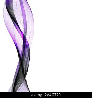 Abstract water. Curved lines. lilac vector illustration Stock Vector