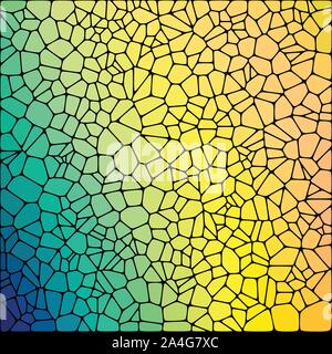 colored pebbles. abstract background polygonal style Stock Vector