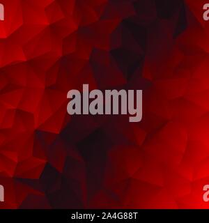 Abstract vector geometry background, red planes, crystals Stock Vector
