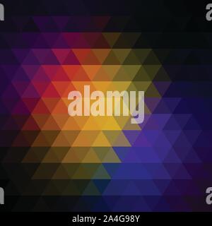 vector abstract irregular polygon background with a triangle pattern Stock Vector