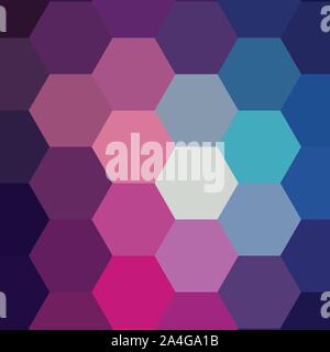 Polygonal style. colorful hexagons. vector abstract illustration Stock Vector