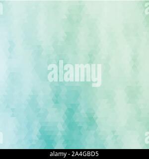 Blue background from triangles. mosaic background Stock Vector