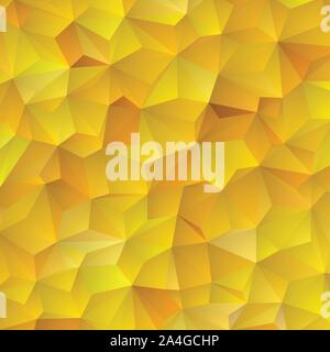 Yellow Triangle Abstract Background. Vector Pattern of Colored Geometric Shapes Stock Vector