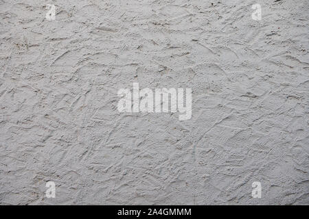White rough mortar or plaster wall texture. Stock Photo