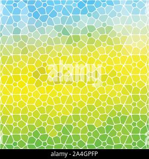 colored background. pebbles yellow blue green Stock Vector