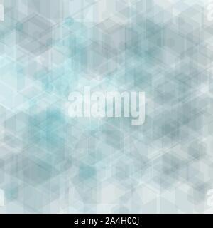 gray-blue hexagons. abstract vector background Stock Vector