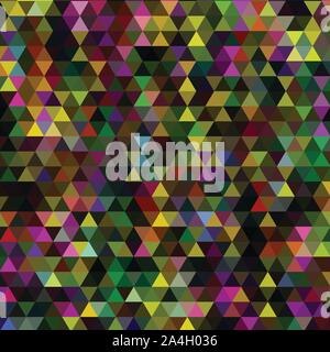 multicolored triangles. abstract colorful background Stock Vector