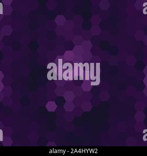 purple abstract background of hexagons. presentation template Stock Vector