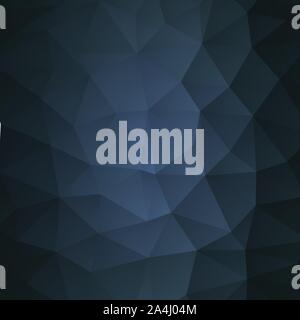 dark blue triangles. abstract background Stock Vector