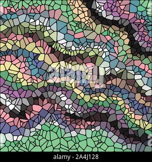 vector colored pebbles. abstract background layout for presentation Stock Vector