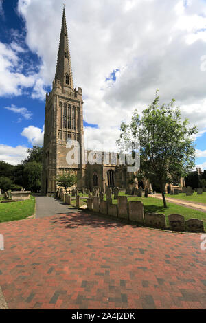 St Peters church, Oundle town, Northamptonshire, England, UK Stock Photo