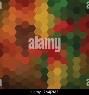Bright Colored Hexagonal Honeycomb Abstract Background - Vector Stock Vector