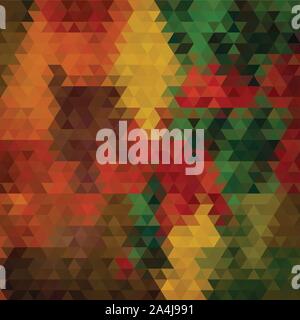 vector abstract irregular polygon background with a triangle pattern in rainbow full color spectrum. eps 10 Stock Vector