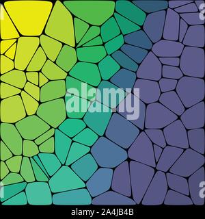 color mosaic pattern. multi-colored pebbles. polygonal style. eps 10 Stock Vector