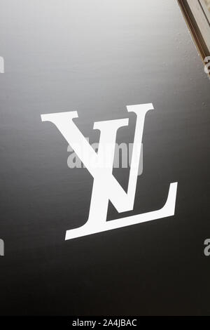 Warsaw, Poland. 25 March 2018. Sign Louis Vuitton. Company Signboard Louis  Vuitton. Stock Photo, Picture and Royalty Free Image. Image 104684988.