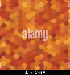 Multicolor polygonal illustration consisting of hexagons on geometric background in origami style with gradient. Triangular design for your business. Stock Vector