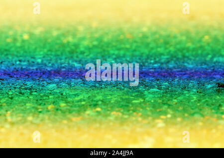green and blue lines on a yellow background, green and yellow abstraction, digital texture fill Stock Photo