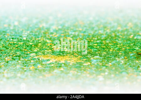 yellow-green blurred band, yellow blotches on a green background, digital texture fill Stock Photo
