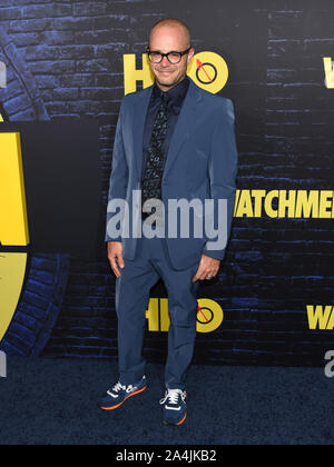 October 14, 2019, Hollywood, California, USA: Damon Lindelof attends the HBO Series Premiere of the Watchmen. (Credit Image: © Billy Bennight/ZUMA Wire) Stock Photo