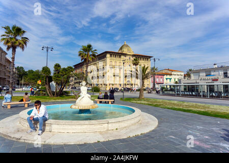 Italy Tuscany Viareggio Excelsior Hotel On The Promenade Stock Photo Alamy