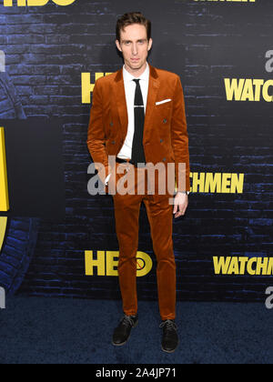 October 14, 2019, Hollywood, California, USA: Dustin Ingram attends the HBO Series Premiere of the Watchmen. (Credit Image: © Billy Bennight/ZUMA Wire) Stock Photo