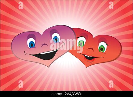Red Heart icon with loving couple of man and woman logo design vector ...