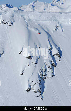 Randonne skiing in western part of Norway Stock Photo