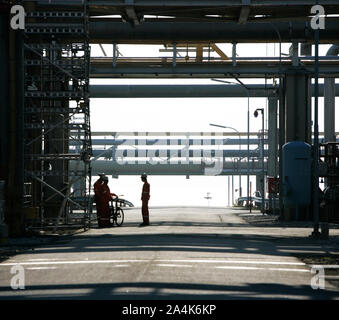 Statoil at Kårstø, Norway Stock Photo