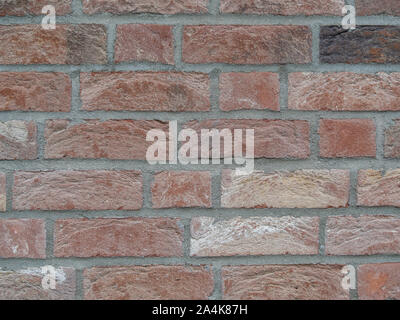 Old Red Bricks Wall Texture Stock Photo