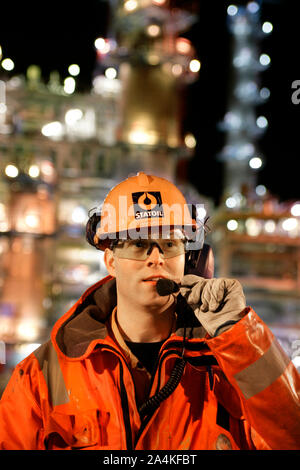 Statoil at Kårstø, Norway. Stock Photo
