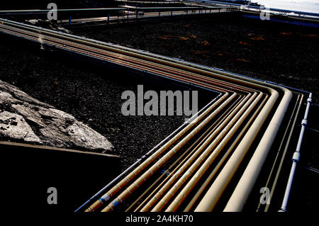 Statoil at Kårstø, Norway Stock Photo
